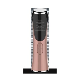 USB Beauty Device Ultrasonic Import Device Facial Cleanser (Option: Rose gold)