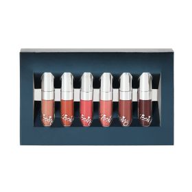 Christmas Set Lipstick Lip Glaze Matte Non-stick Cup (Option: Colorful)