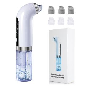 Skin Cleansing Oxygenation Cleanser Beauty Electric Blackhead Suction Instrument (Option: Standard models of blue light)