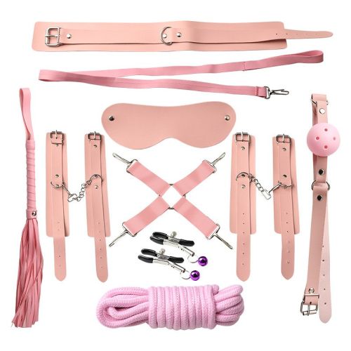 Leather Binding Nine-piece Set Suit