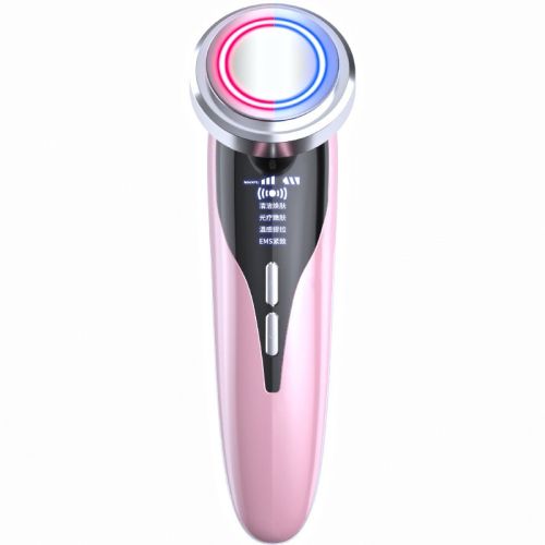 Red Blu-ray Cosmetic Instrument Massage Inductive Therapeutical Instrument