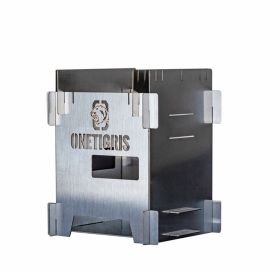 Outdoor Portable Camping Incinerator Titanium Alloy (Option: Stainless steel basic fund)